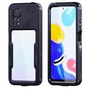 Coque de téléphone xiaomi Redmi Note 11 et 11S, boîtier robuste, étanche et antichute, 6,5 pieds, coque étanche