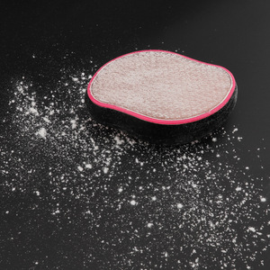 Nano Glass Foot File Rose Red Oval TPR Gentle Exfoliator For Dead Skin And Calluses Foot Care - Product Image 3