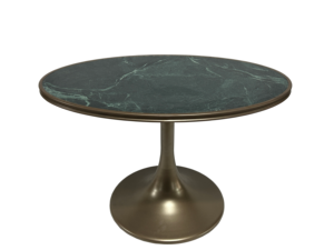 Modern Outdoor Sintered Stone <b>Aluminum</b> Round Dining <b>Table</b> for Hotels Villas Parks Furniture Use - Product Image 3