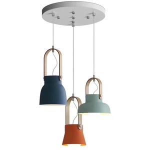 跨境北欧简约餐厅灯，工业风复古书房，吧台灯，咖啡店马卡龙 - Product Image 5