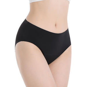 Shanhao livraison directe femmes sans couture culotte étanche coton bio Bragas Menstruales adolescentes période menstruelle culotte - Product Image 3