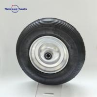 NS usine haute qualité 400 mm 16 pouces 4.80/4.00-8 roue en caoutchouc pneumatique roues gonflables roues de brouette
