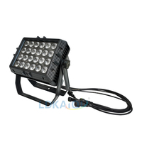 Projecteur carré LED RGBW 24x10W, éclairage de scène extérieur 200W IP65 avec DMX512