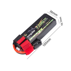 Hoge capaciteit oplaadbare 2200mAh 4V 2S 60C polymeer lithium ijzerfosfaat batterijcel voor RC modellen & elektrische gereedschappen - Product Image 1