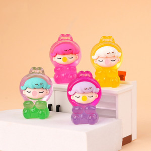 Dessin animé bulle écureuil marée jouer bibelots <span class=keywords><strong>Dimo</strong></span> mignon bureau résine artisanat lumineux bureau ornements poupées - Product Image 2