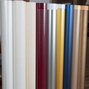 Rouleau <span class=keywords><strong>de</strong></span> film PVC mat, brillant, grain <span class=keywords><strong>de</strong></span> bois, marbre uni, pour la décoration intérieure, film <span class=keywords><strong>de</strong></span> laminage PVC, film d'emballage sous vide - Product Image 1