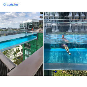 Piscine design piscine structurale extérieure piscine creusée en acrylique en vente - Product Image 6