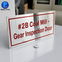 Plaque en aluminium sublimable 1050 1060 5754 3003 5005 5052 5083 6061 6063 7075 H26 T6 imprimée pour indicateur de localisation