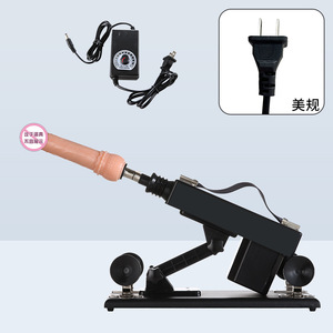 Juguete sexual totalmente automático, máquina de cañón telescópica y enchufable, masturbador de simulación, varilla vibratoria - Product Image 4