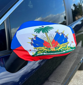 ฝาครอบกระจกมองหลังรถยนต์ลายธงแฟนบอลฝรั่งเศสแบบออกแบบเอง - Product Image 4