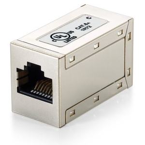 Adaptateur RJ45 - Adaptateur Cat.6a blindé femelle-femelle, idéal pour les connexions réseau à haute vitesse et faible interférence. * - Product Image 1