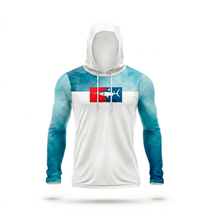 Sweat à capuche de pêche tactique camouflage pour homme UPF50+ Séchage rapide Léger Manches longues Design personnalisé Vêtements de pêche en plein air - Product Image 1