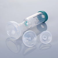 Kit d'inhalateur aérosol pour chat et chien avec chambre d'inhalation et masque en silicone remplaçable pour la thérapie respiratoire des animaux de compagnie à domicile