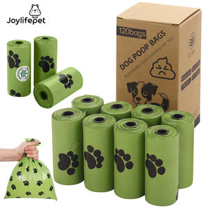 Köpek temizleme 8 adet/takım tek kullanımlık ve çevre dostu Bolsas Para Perros köpek kaka torbası dağıtıcı biyobozunur atık torbası tutucu ile - Product Image 1