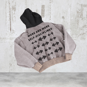 Sweat à capuche ample vintage pour hommes, style au design unique pour l'automne et l'hiver, sweat à capuche en éponge brodée - Product Image 1