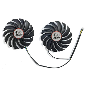 PLD10010S12HH 4PIN 0.4A DC 12V 95มม. สำหรับ <span class=keywords><strong>MSI</strong></span> RX470 480 <span class=keywords><strong>570</strong></span> 580 GTX1080Ti 1080 1070 1060กราฟิกการ์ดเล่นเกมพัดลมหม้อน้ำ - Product Image 3