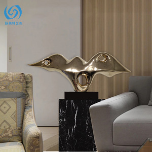 Bandeja Decorativa de Resina de Estilo Europeo, Forma Irregular, Diseño Contemporáneo para Entrada, Escritorio, Recepción de Hotel, Sala de Estar - Product Image 3