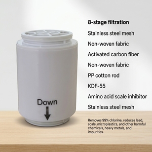 Filtro de ducha para el cuidado de la piel, reduce el acné, protege la barrera cutánea, cabello más grueso y brillante, más saludable, fibra de carbón activado KDF - Product Image 6