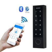 Cerradura Inteligente TTLock con Bluetooth, Teclado Táctil y Huella Dactilar, ABS, para Sistema de Control de Acceso a Puertas