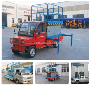 Remolque de batería hidráulica móvil de 4 metros, 6m, 8m, 15m, mesa elevadora de tijera eléctrica, plataforma elevadora de mesa, tijera de 10m - Product Image 4