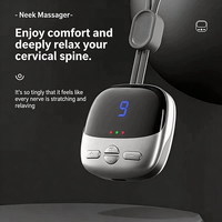 Mini masseur de cou portable, pendentif intelligent à température constante, compresse chaude, 4 modes, 9 niveaux, batterie au lithium intégrée
