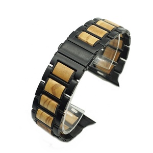 JUELONG Bamboo Metal <span class=keywords><strong>Watch</strong></span> Strap Stainless Steel 42mm 44mm <span class=keywords><strong>Watch</strong></span> Band For <span class=keywords><strong>Apple</strong></span> <span class=keywords><strong>Watch</strong></span> Series 6 <span class=keywords><strong>SE</strong></span> - Product Image 4