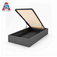 Cadre de lit pliant en métal avec support pour la maison, le bureau et le dortoir, tailles pliables de 70 à 120, assemblage robuste sans outils