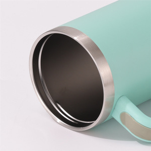 Hot Sale <b>Double</b> <b>Wall</b> Stainless Steel Vacuum Insulated 16 OZ Tumbler for Outdoor Travel Mug with Handle and Lid Straw - Product Image 3
