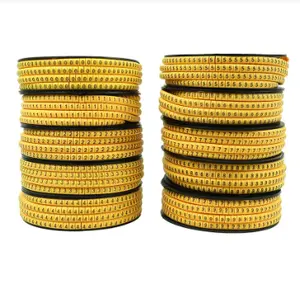 Custom Wholesale High Quality Wiring Cable Marker PVC Profile-shaped EC Cable Marker Sleeve EC-0 Cable Route Marker