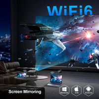 2025 arrivée Mini projecteurs de jeux vidéo extérieurs Home cinéma 3D Mini projecteur vidéo 4K LCD projecteur LED avec support