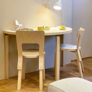 Silla y Taburete de Comedor Modernos de Madera Maciza con Diseño Duradero <span class=keywords><strong>para</strong></span> Muebles de Hogar - Product Image 3