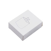 Boîte cadeau en papier rigide blanc numérique, câble de données, tête de charge rapide, chargeur USB multi-ports, emballage recyclable