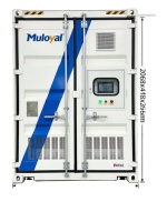Batterie de conteneur de grande capacité MULOYAL 500 kWh 250 kW, refroidissement liquide, LFP, protection IP54, hors réseau, CAN/RS485