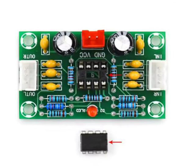 Original NE5532 Vinyl Record Player Preamplifier Player Board Phonograph Amplifier Preamp DIY Home Audio
