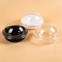 Barquette en PET de qualité alimentaire pour gâteaux, pains, pâtisseries, desserts, emballage de boulangerie, emballage de vente au détail, empilable, en plastique, taille personnalisée