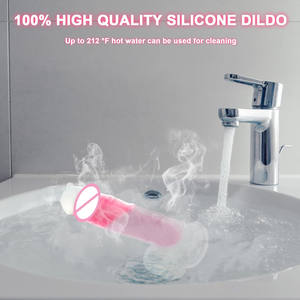 Pene seguro de silicona realista para hombres, consolador de 8 pulgadas que brilla en la oscuridad con ventosa fuerte, Juguetes sexuales para adultos para mujeres, hombres, parejas - Product Image 4