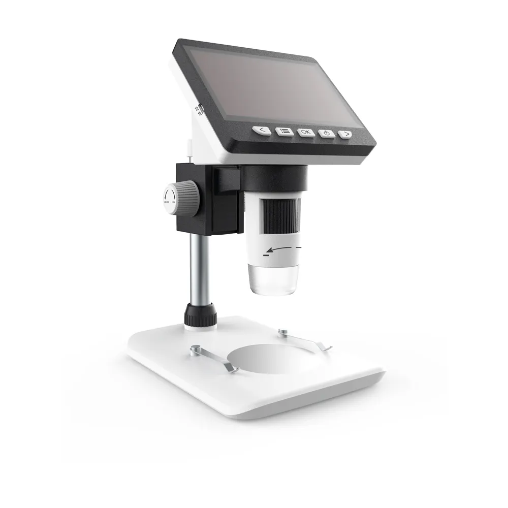 Portable 1080P 1000x Microscope 4.3inch LCD lcd digital microscope digital with High Brightness 8 LEDs microscope