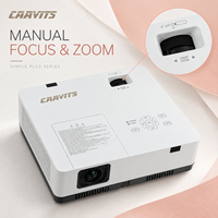 CAAVITS 3800 4500 Lumen Simple Plus 3LCD Lampen-Projektoren für Konferenzen, Business, Bildung, Mehrfachauflösung, OEM-Fabrik