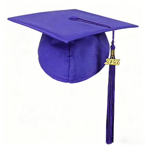 Chapeau <span class=keywords><strong>de</strong></span> graduation carré en satin noir mat tissé, avec pompon, pour diplôme universitaire, directement <span class=keywords><strong>de</strong></span> l'usine - Product Image 1