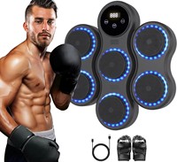 Machine de boxe musicale électronique murale avec cible de frappe LED pour l'entraînement physique à domicile