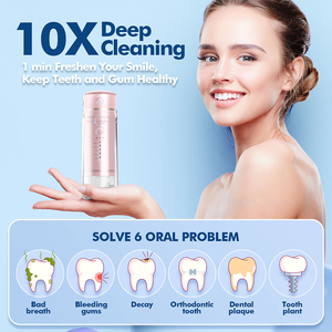 Mini <span class=keywords><strong>Irrigador</strong></span> Bucal Portátil Recargable USB, Inalámbrico, Impermeable, para Viajes, Hilo <span class=keywords><strong>Dental</strong></span> Eléctrico, IPX7, <span class=keywords><strong>Irrigador</strong></span> Oral Mejorado - Product Image 4