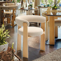 Chaise de salle à manger de style design moderne Changming, mobilier de salle à manger contemporain, revêtement en similicuir, pieds en bois CY125, garantie 2 ans