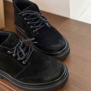 Chaussures de luxe de créateur, bottes de neige au design original, confortables et chaudes, chaussures pour hommes, bottes en coton chaudes de haute qualité pour hommes - Product Image 2