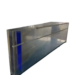 Tangki ikan akuarium kustom kristal akrilik tebal <span class=keywords><strong>40mm</strong></span>, dengan ukiran dan layanan cetakan pemotong - Product Image 1