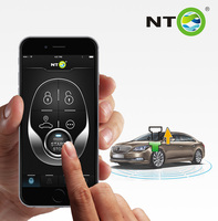 NTO Wireless Gps Gsm Pke Keyless Entry Push Start Stop Engine Smart Gps Tracker Système d'alarme de voiture avec démarreur à distance