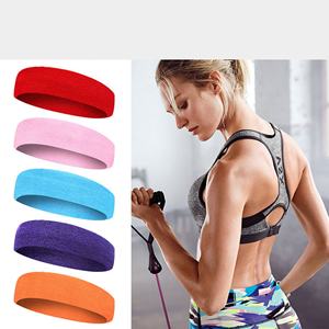 Bandeau de sport personnalisable avec logo, absorbant la transpiration, pour le fitness et la course à pied - Product Image 3