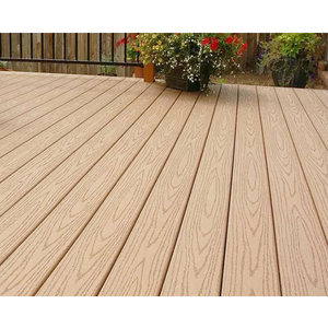 Gỗ nhựa composite sàn hồ bơi <span class=keywords><strong>WPC</strong></span> decking gạch ngoài trời thân thiện với môi Composite chải <span class=keywords><strong>WPC</strong></span> decking Board - Product Image 2