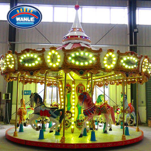 Mini Carrusel Infantil en Venta, Equipo de Parque Infantil, Pequeño Carrusel, Parque de Atracciones, Tiovivo - Product Image 2