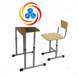 Conjunto de Escritorio y Silla para Estudiantes, Moderno, Resistente, de Madera, con Altura Ajustable y Almacenamiento, para Aulas y Centros de Tutoría - Product Image 1