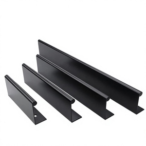 Modern Minimalist F-Type Edge Hidden Aluminum Handles Wardrobe <strong>Doors</strong> Cabinets Sideboards Shoe Cabinets &amp; Drawers - Product Image 1